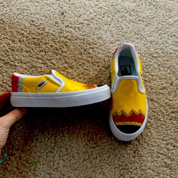 Hand-painted Pencil Custom Personalized Teacher Vans Shoes  Custom pencil vans